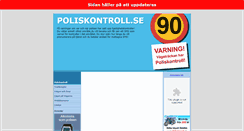 Desktop Screenshot of poliskontroll.se